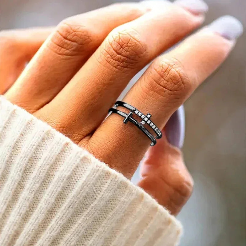 Double Layer Cross Ring