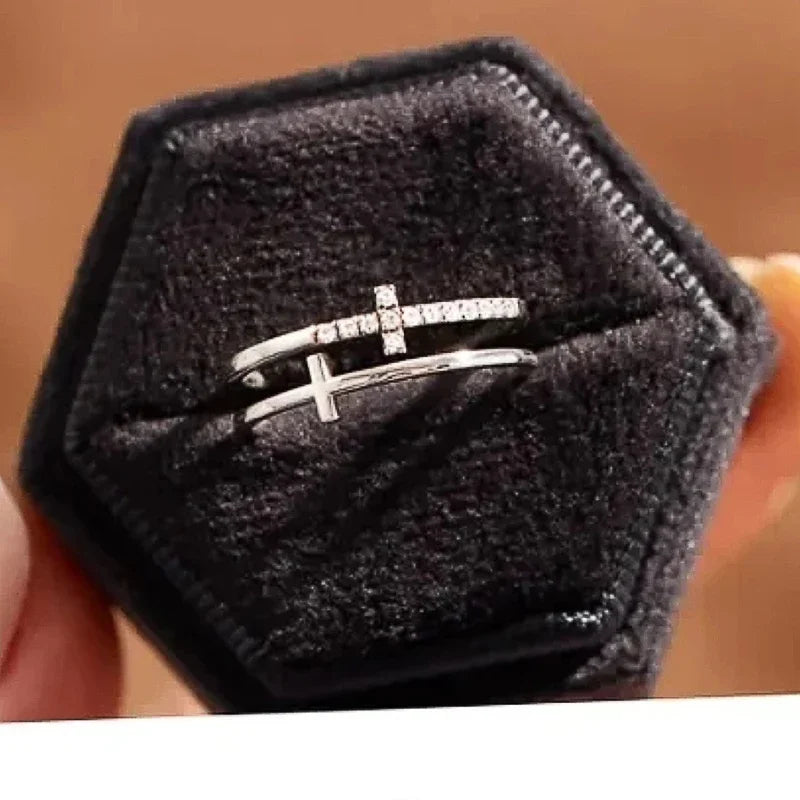 Double Layer Cross Ring