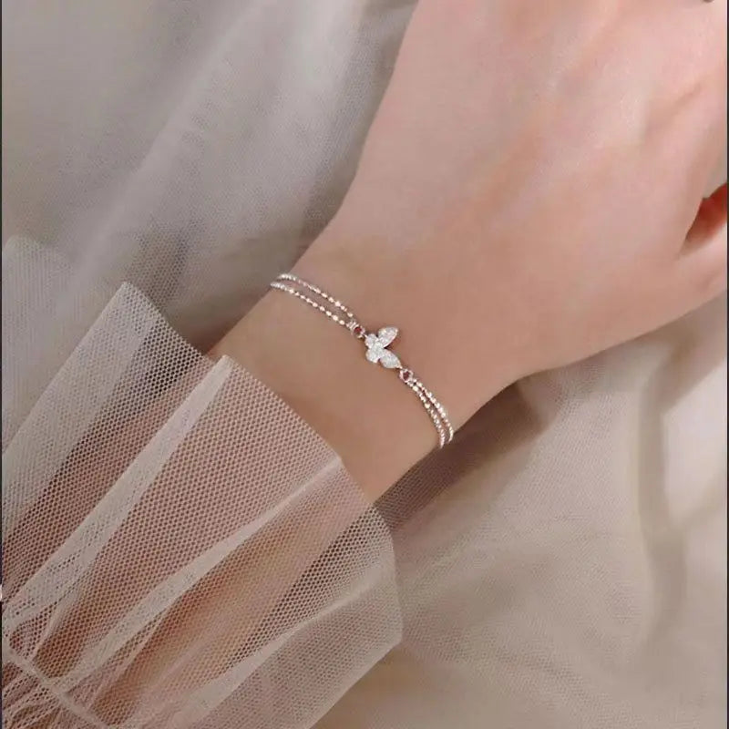 Sparkly Butterfly Bracelet