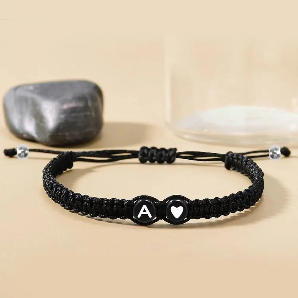 Initial Heart Bracelet