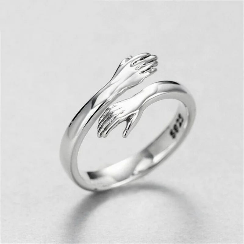 Engraved Hug Rings