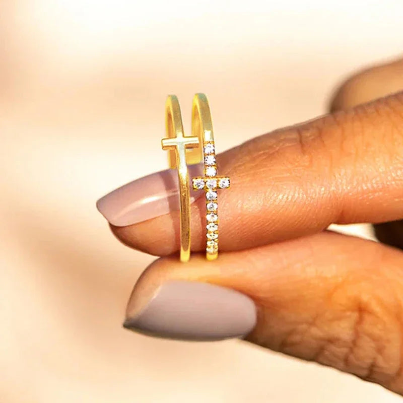 Double Layer Cross Ring