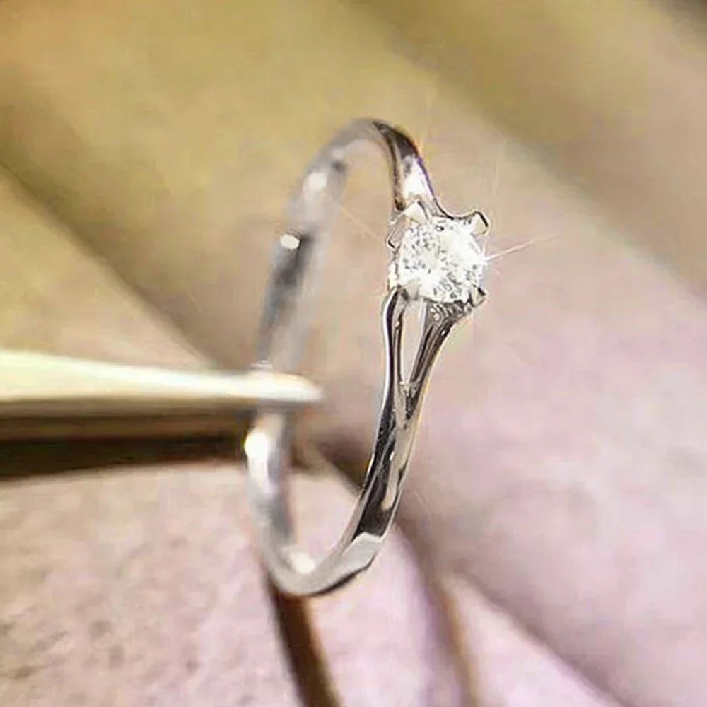 Small Crystal Ring