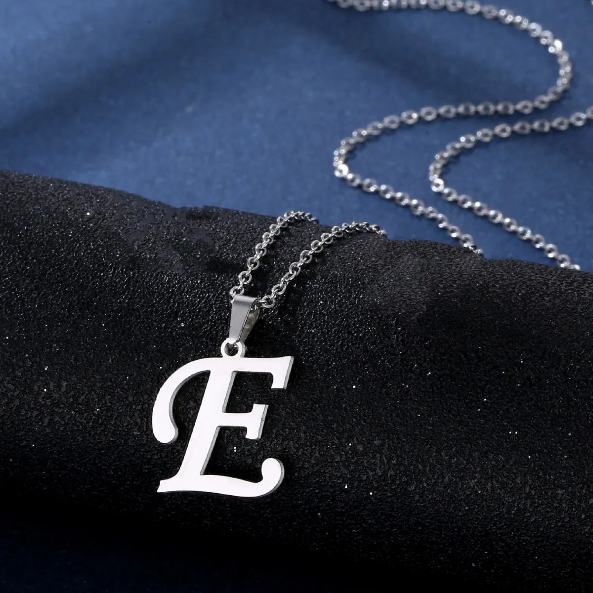 Silver Alphabet Necklace