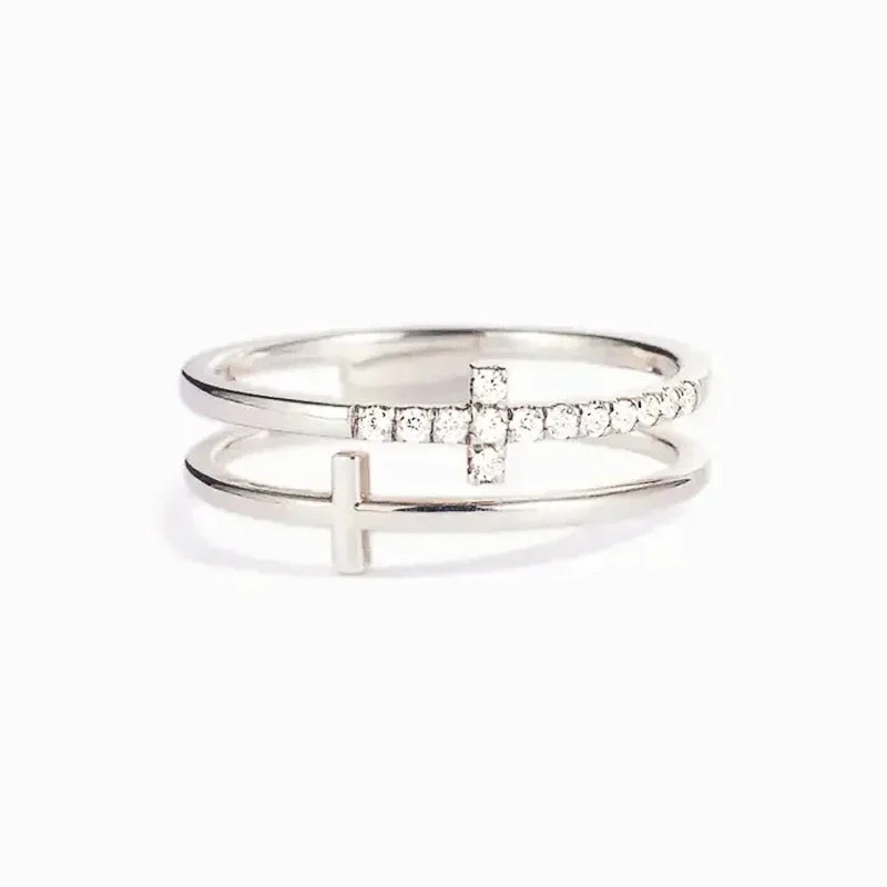 Double Layer Cross Ring