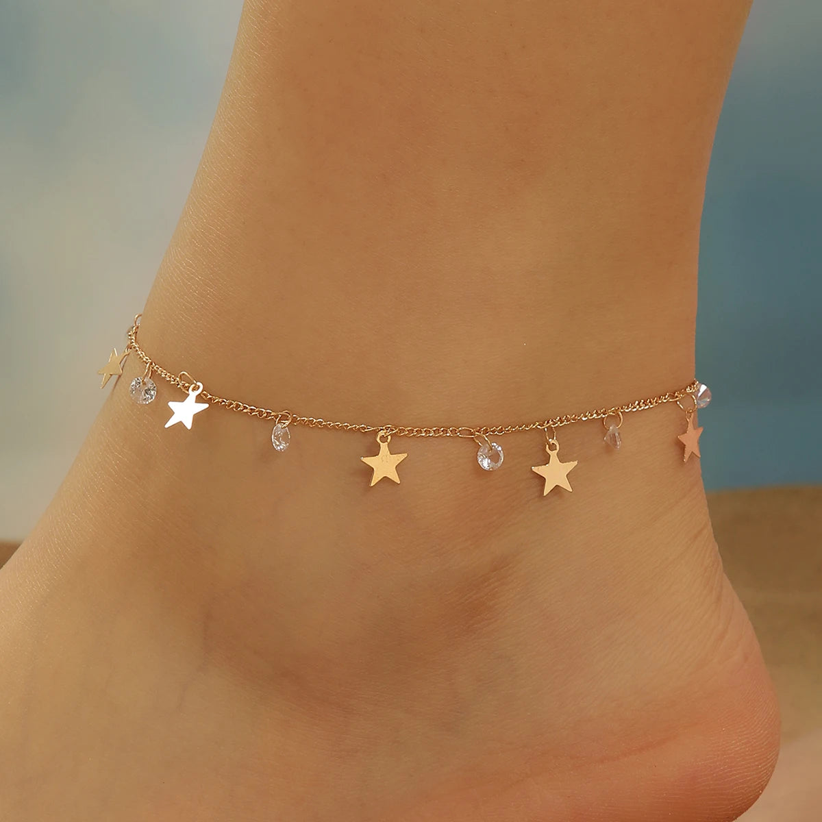 Multi-Star Anklet