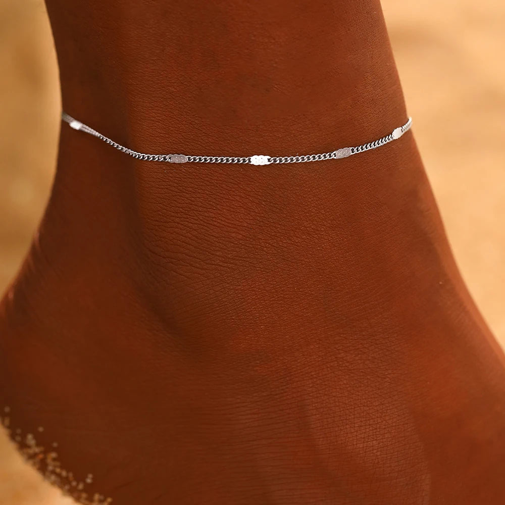 Sequin Chain Anklet