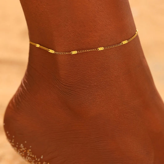 Sequin Chain Anklet