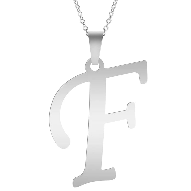 Silver Alphabet Necklace