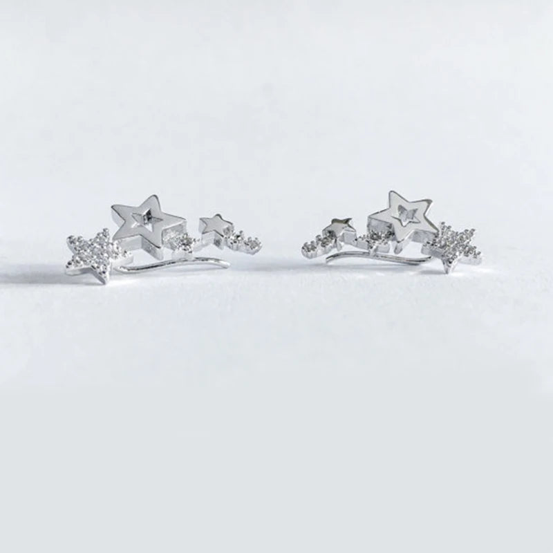 Multi-Star Stud Earrings